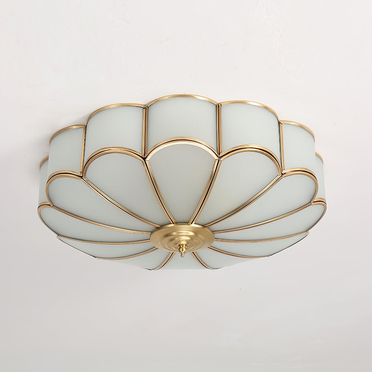 Flower Shape Glass Ceiling Light