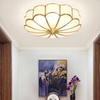 Flower Shape Glass Ceiling Light
