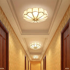 Flower Shape Glass Ceiling Light