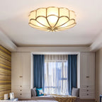 Flower Shape Glass Ceiling Light