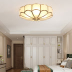 Flower Shape Glass Ceiling Light