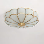 Flower Shape Glass Ceiling Light