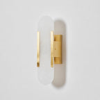 Oblong Alabaster Wall Sconce