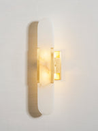 Oblong Alabaster Wall Sconce