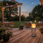 Lantern Solar Outdoor Floor Lamp