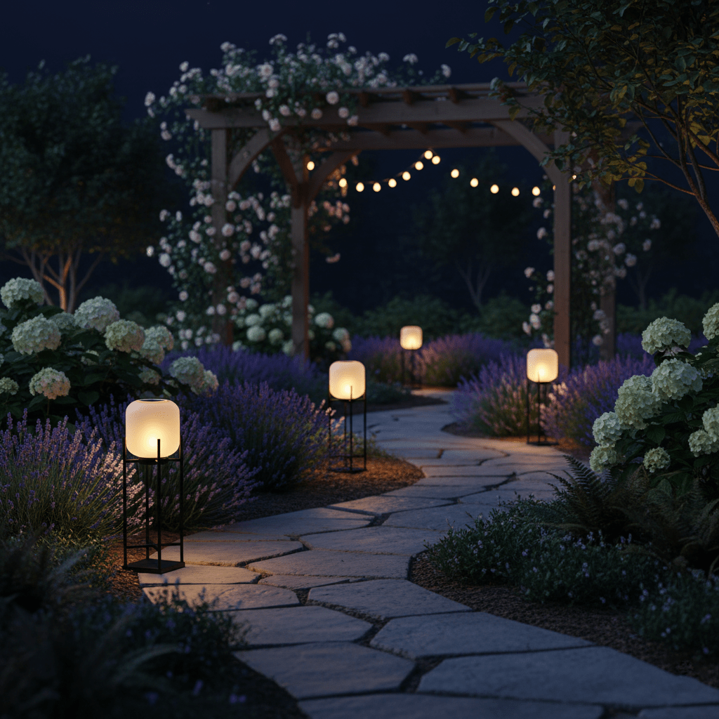 Lantern Solar Outdoor Floor Lamp