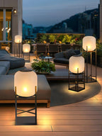 Lantern Solar Outdoor Floor Lamp