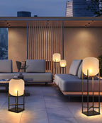 Lantern Solar Outdoor Floor Lamp