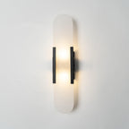 Oblong Alabaster Wall Sconce