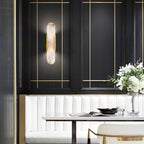 Oblong Alabaster Wall Sconce
