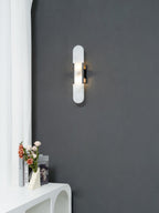 Oblong Alabaster Wall Sconce