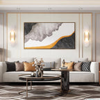 Oblong Alabaster Wall Sconce