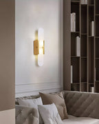 Oblong Alabaster Wall Sconce