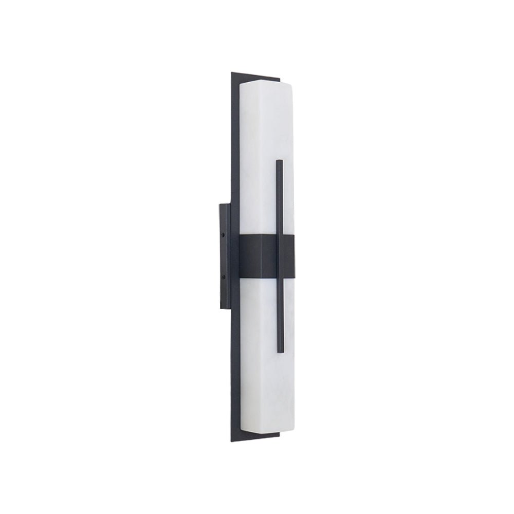 Possini Alabaster Outdoor Wall Light