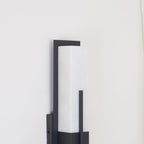 Possini Alabaster Outdoor Wall Light