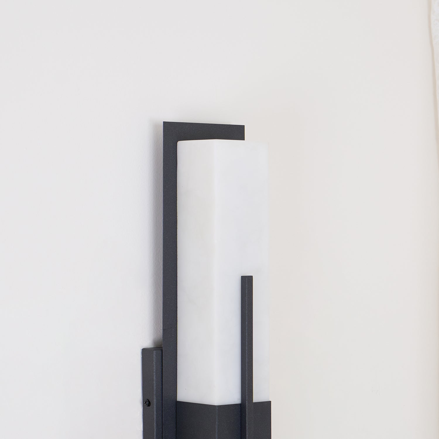 Possini Alabaster Outdoor Wall Light