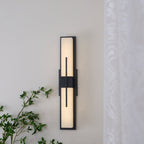Possini Alabaster Outdoor Wall Light