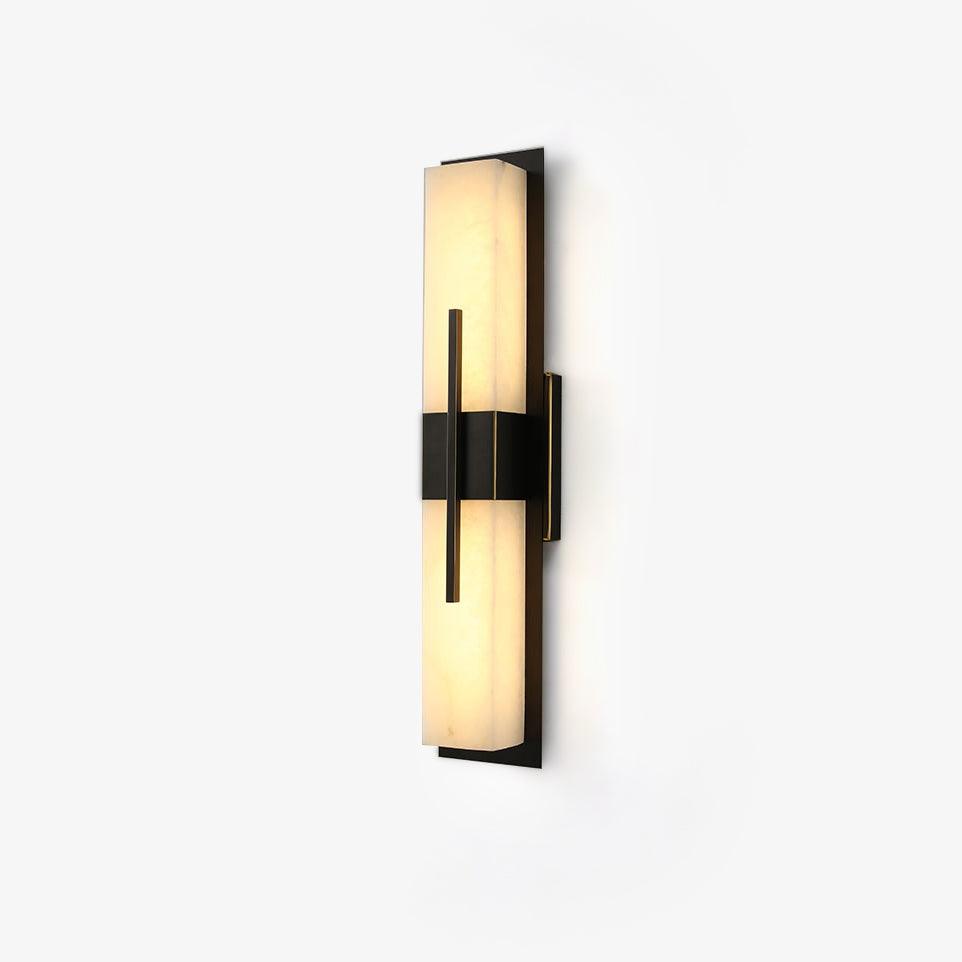 Possini Alabaster Outdoor Wall Light