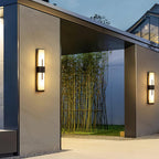 Possini Alabaster Outdoor Wall Light