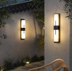 Possini Alabaster Outdoor Wall Light