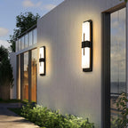 Possini Alabaster Outdoor Wall Light
