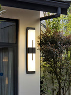 Possini Alabaster Outdoor Wall Light