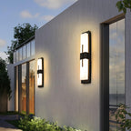 Possini Alabaster Outdoor Wall Light