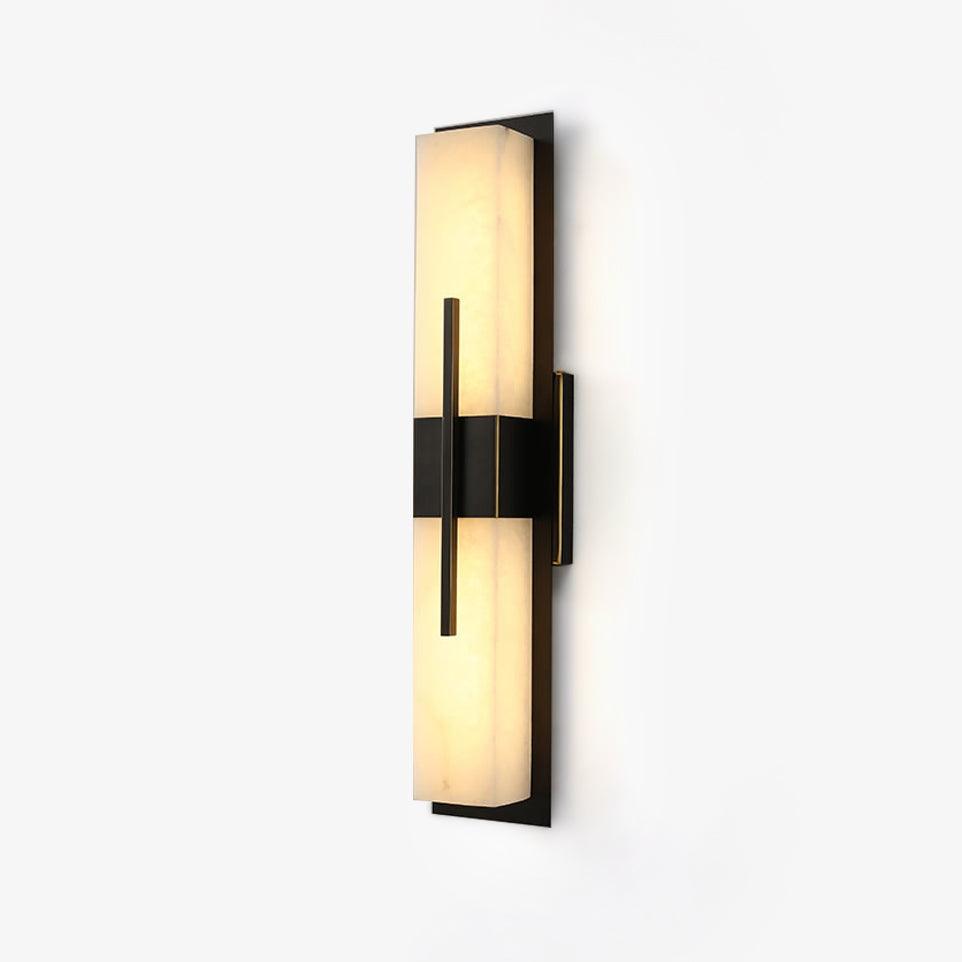 Possini Alabaster Outdoor Wall Light