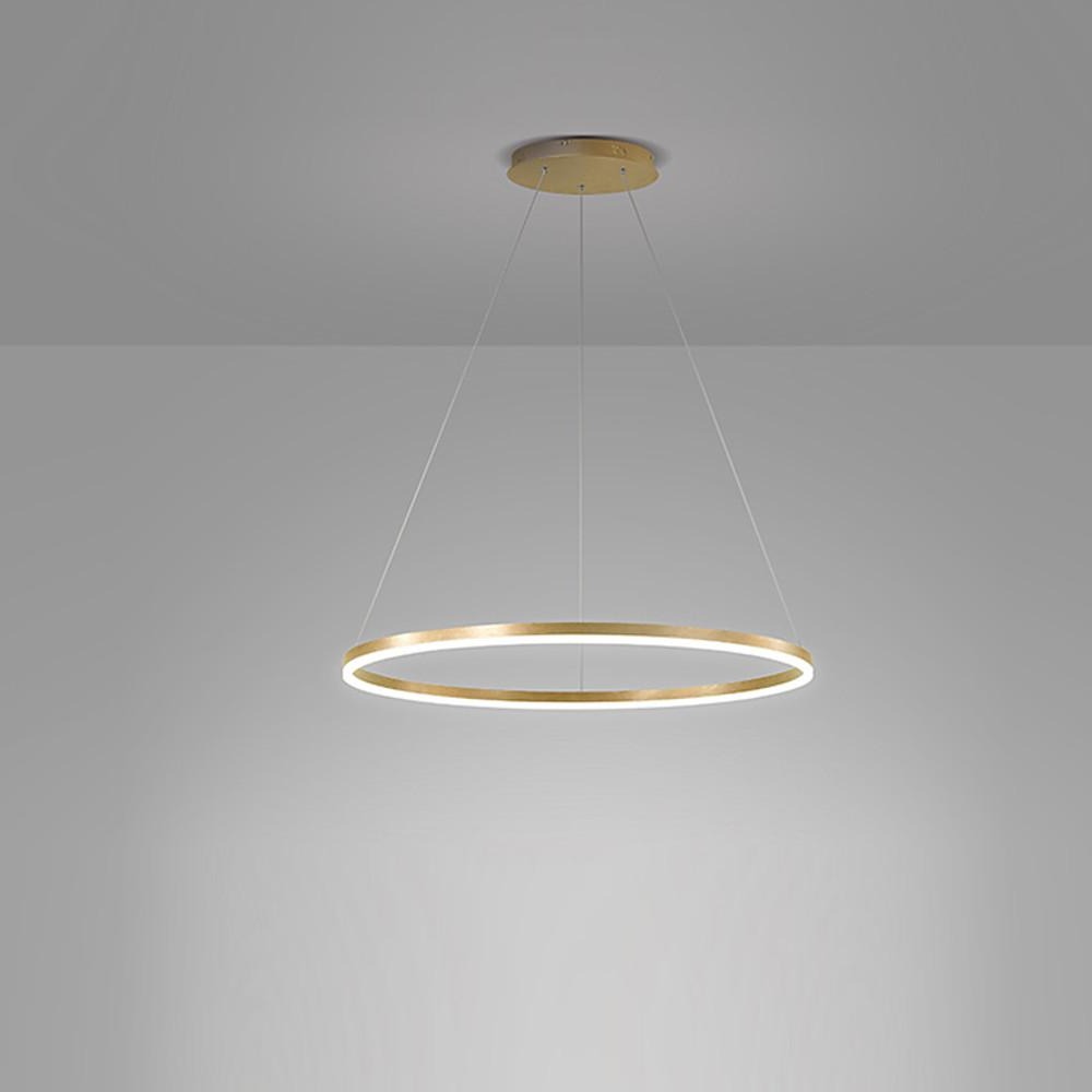 Black LED Ring Chandelier