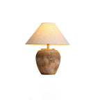 Shabby Chic Ceramic Jar Table Lamp