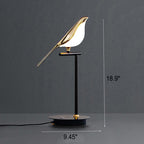 Magpie Bird LED Table Lamp