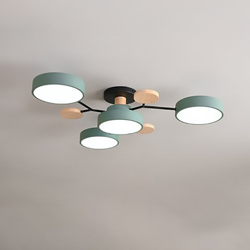 Molecule Branch LED Semi-Flush Ceiling Light