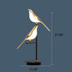 Magpie Bird LED Table Lamp
