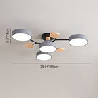 Molecule Branch LED Semi-Flush Ceiling Light