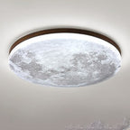Moon Round LED Flush Mount Ceiling Light