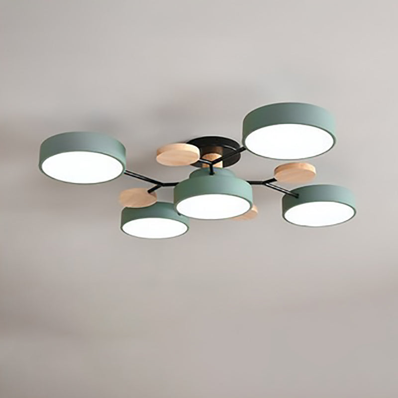 Molecule Branch LED Semi-Flush Ceiling Light