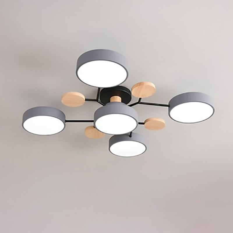 Molecule Branch LED Semi-Flush Ceiling Light