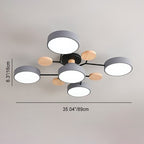 Molecule Branch LED Semi-Flush Ceiling Light