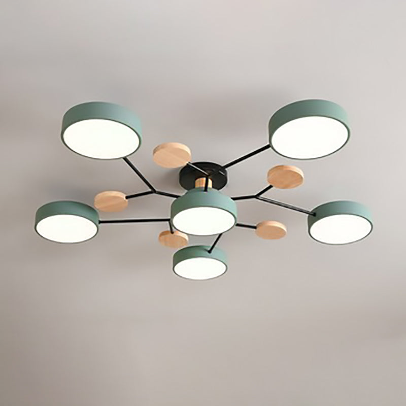 Molecule Branch LED Semi-Flush Ceiling Light