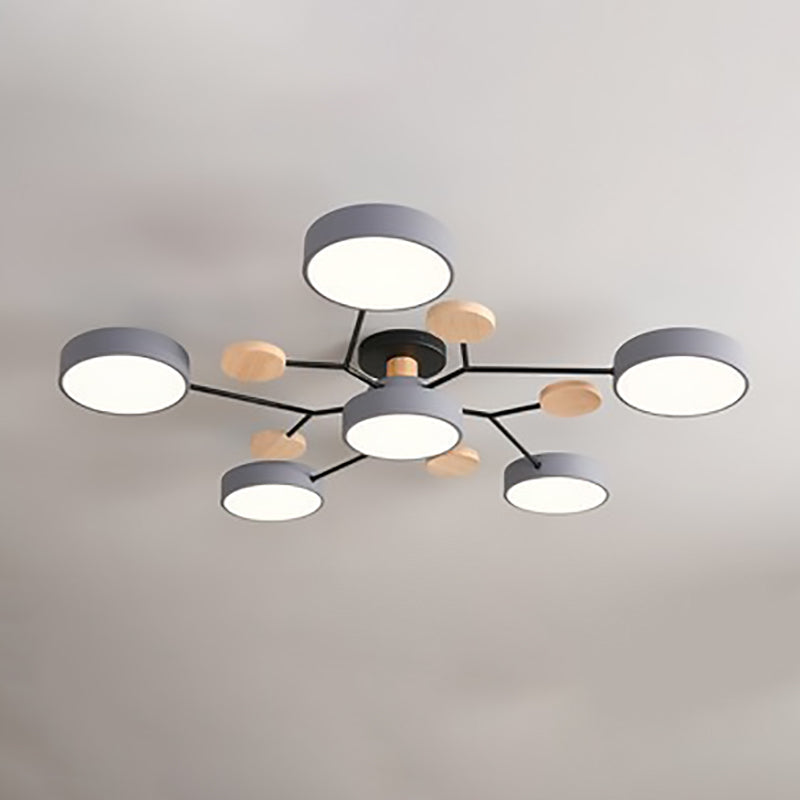 Molecule Branch LED Semi-Flush Ceiling Light