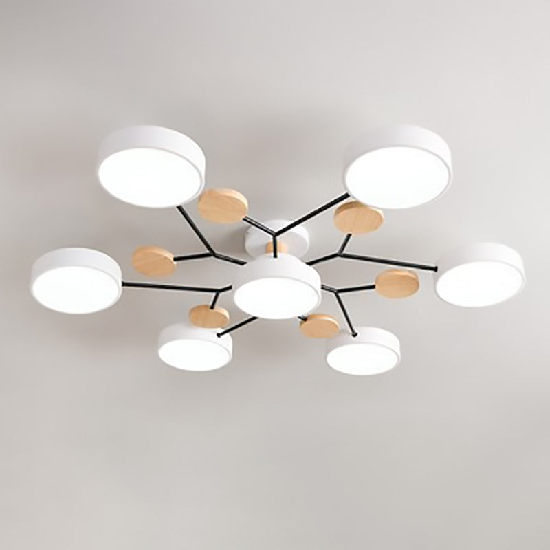 Molecule Branch LED Semi-Flush Ceiling Light