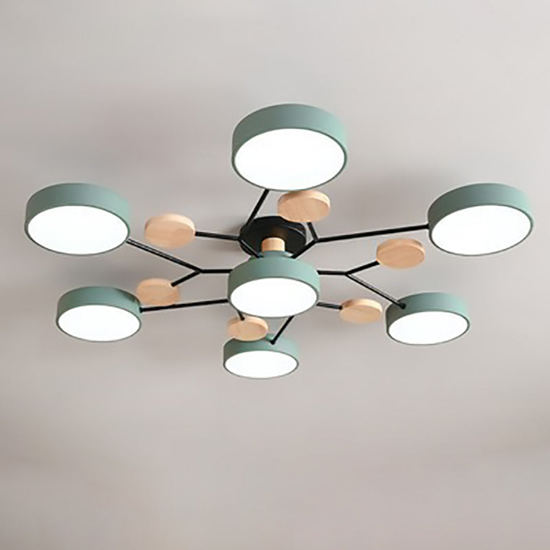 Molecule Branch LED Semi-Flush Ceiling Light