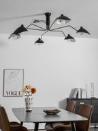 Multi-Arm Spider Ceiling Light