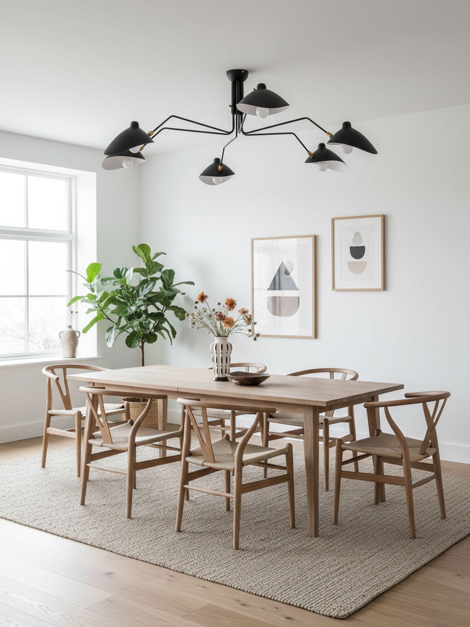 Multi-Arm Spider Ceiling Light