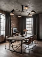 Multi-Arm Spider Ceiling Light