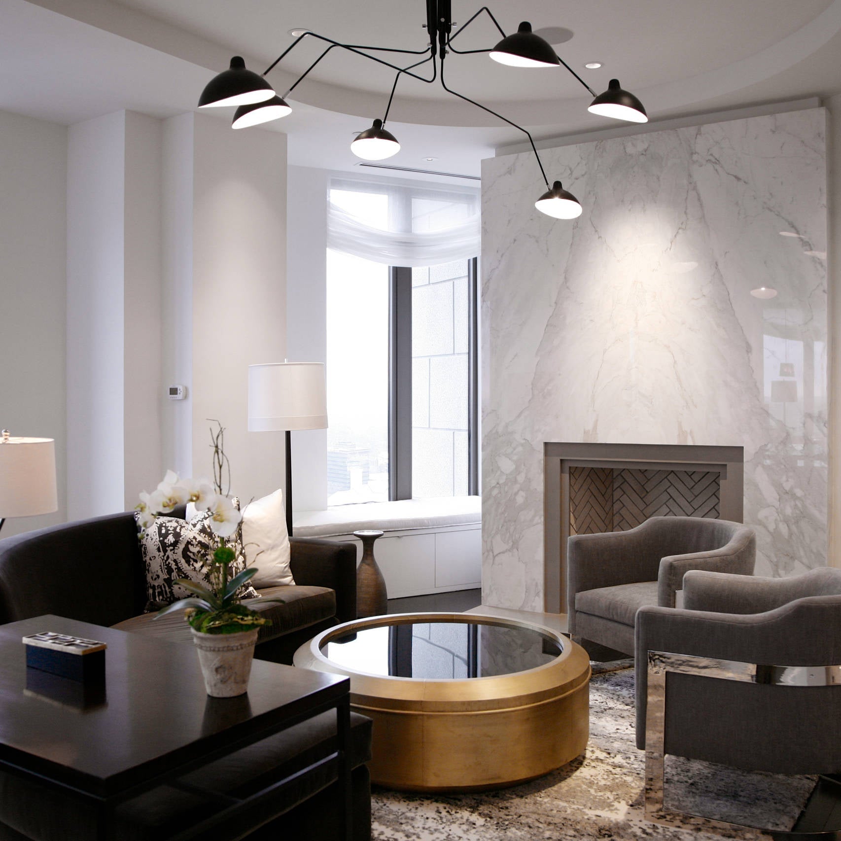 Multi-Arm Spider Ceiling Light