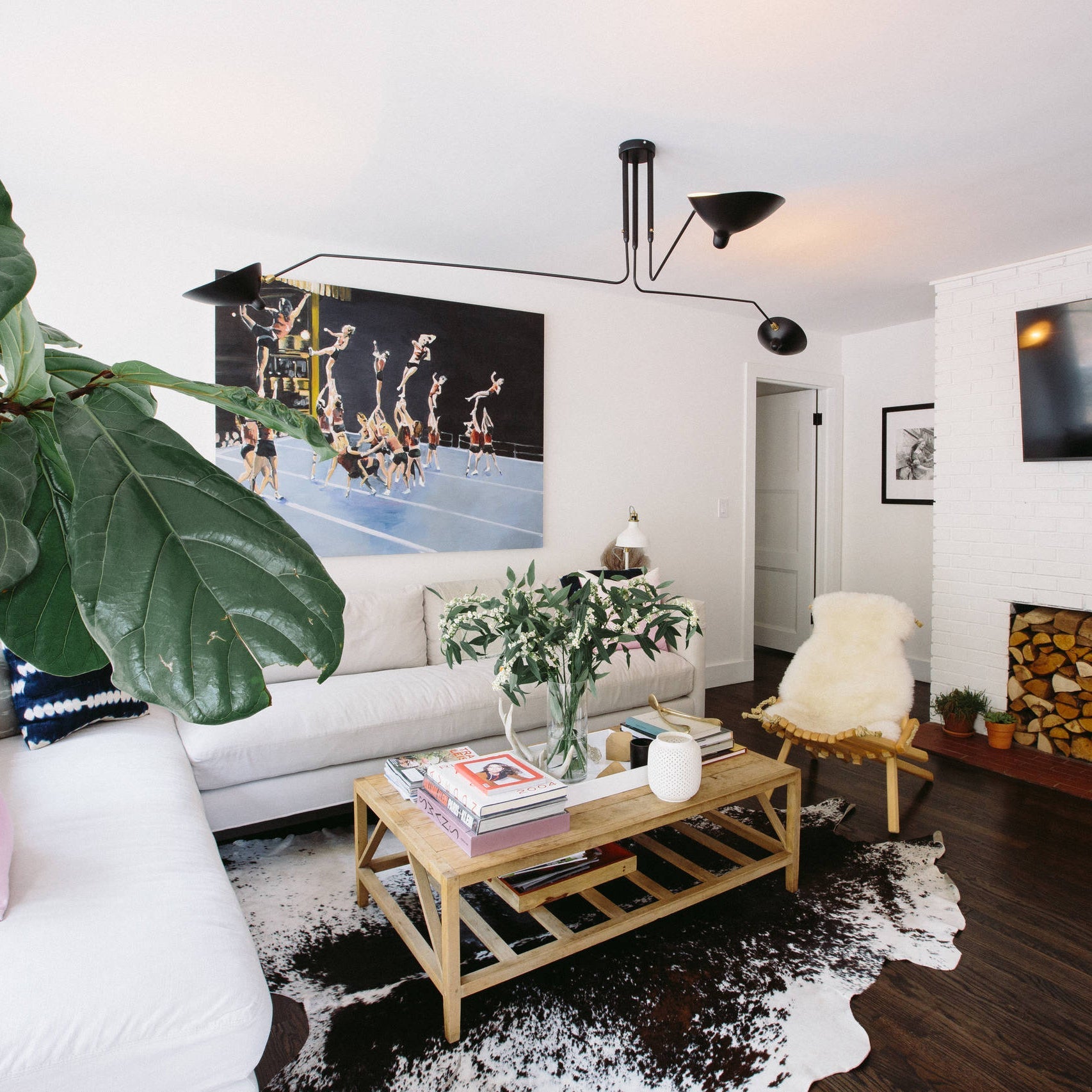Multi-Arm Spider Ceiling Light