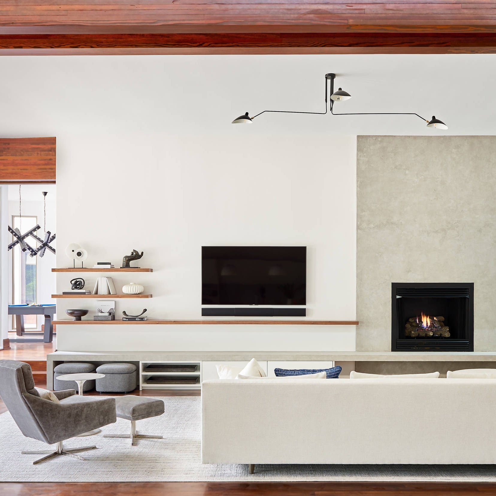 Multi-Arm Spider Ceiling Light