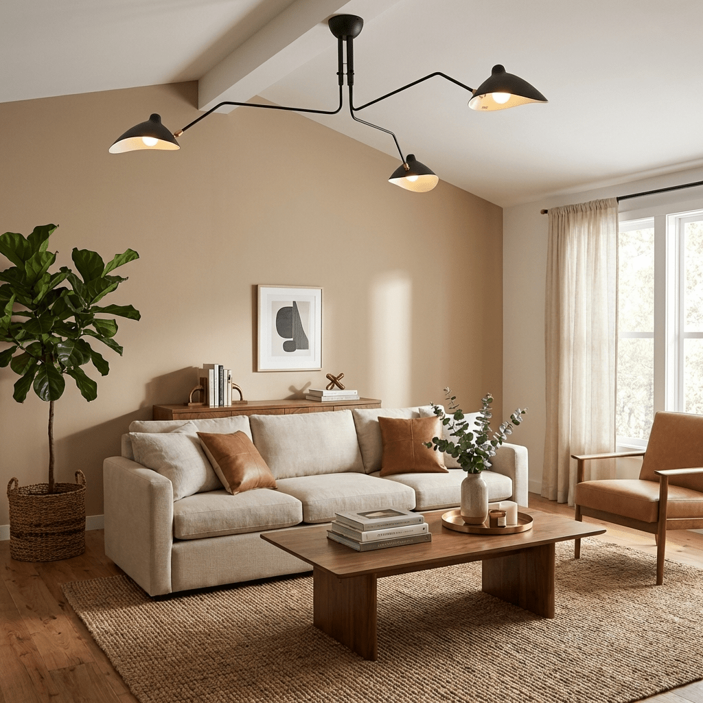 Multi-Arm Spider Ceiling Light