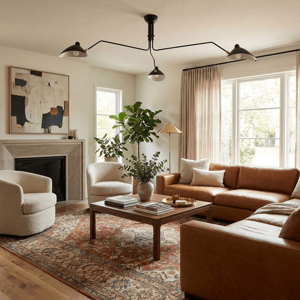 Multi-Arm Spider Ceiling Light